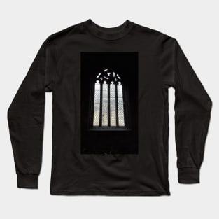 Window Detail, St Michael's Parish Church, Linlithgow, Scotland Long Sleeve T-Shirt